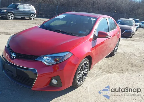 2016 Toyota Corolla S Plus z USA, uszkodzony, nr VIN 2T1BURHE9GC666629